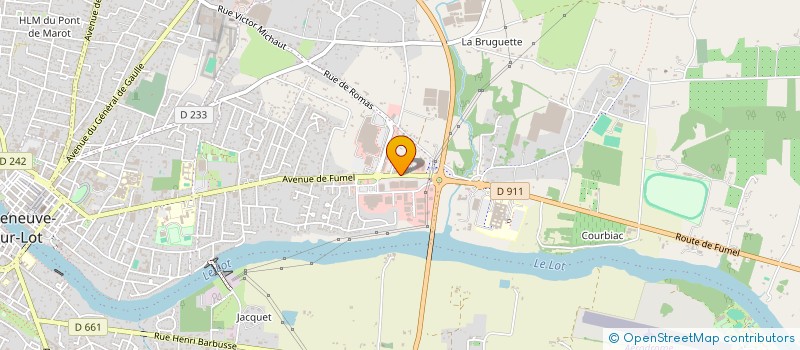 localisation de l'entreprise CARA à VILLENEUVE-SUR-LOT