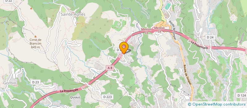 localisation de l'entreprise CARA  SAINTE-AGNES