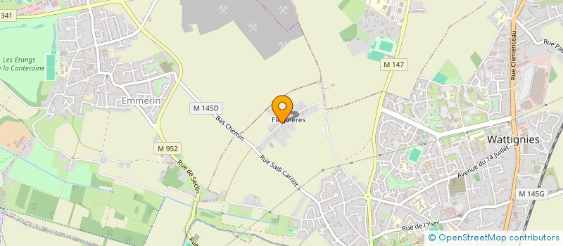 localisation de l'entreprise CARA  WATTIGNIES