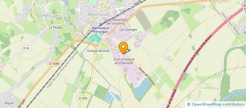 localisation de l'entreprise CARA  MEXIMIEUX