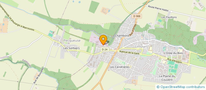 localisation de l'entreprise CARA-BOUYS  LIMOURS