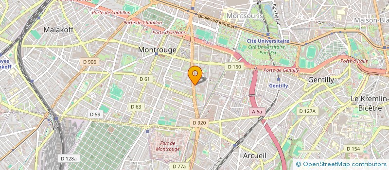 localisation de l'entreprise CARA&CO à MONTROUGE