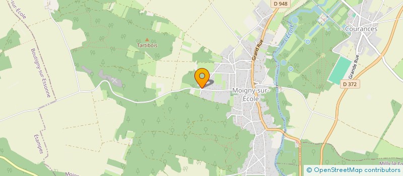 localisation de l'entreprise CARA COURTAGE  MOIGNY-SUR-ECOLE