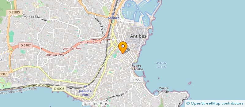 localisation de l'entreprise CARA FOCH à ANTIBES