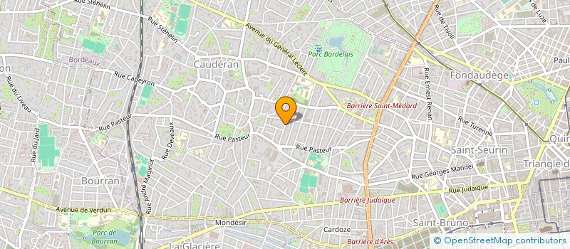 localisation de l'entreprise CARA HABITAT  BORDEAUX