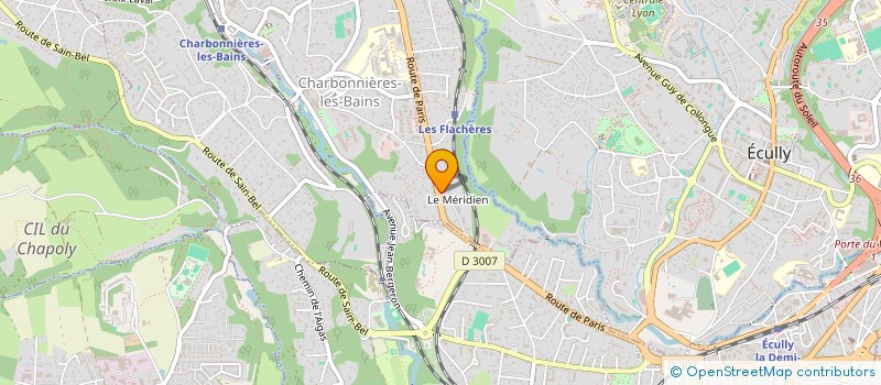 localisation de l'entreprise CARA INVEST  CHARBONNIERES-LES-BAINS