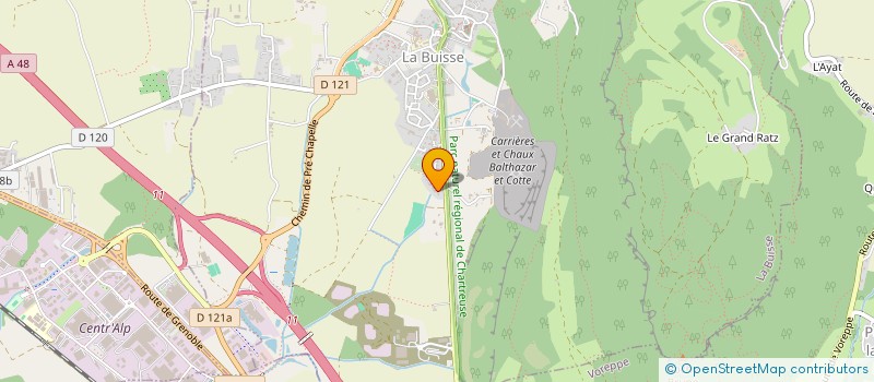 localisation de l'entreprise CARA MELO  LA BUISSE