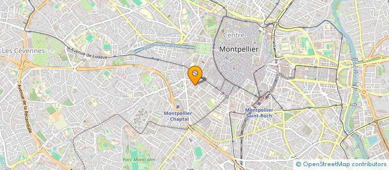 localisation de l'entreprise CARA'MIAM à MONTPELLIER