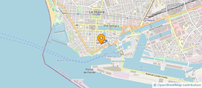 localisation de l'entreprise CARA.NET à LE HAVRE