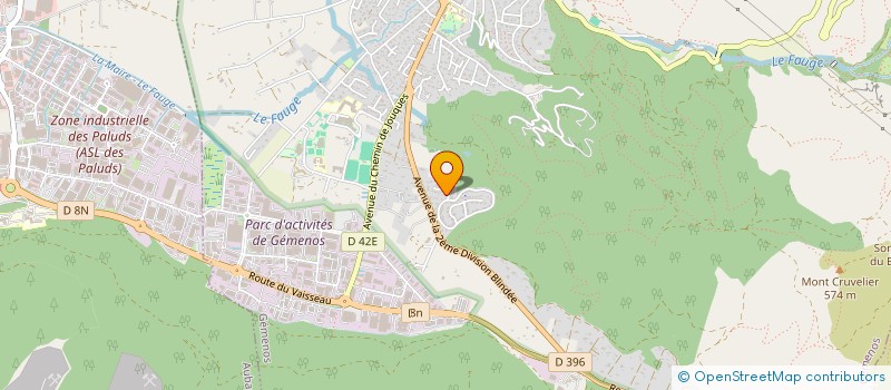 localisation de l'entreprise CARA2  GEMENOS