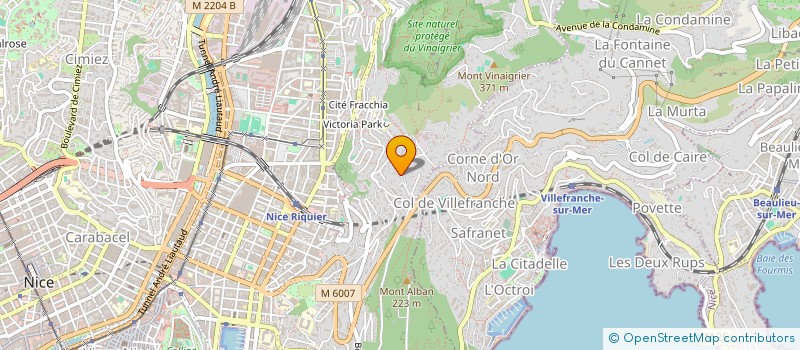 localisation de l'entreprise CARABACO à NICE