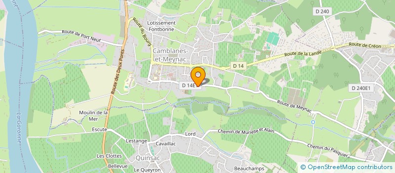 localisation de l'entreprise CARABAT  MIMIZAN