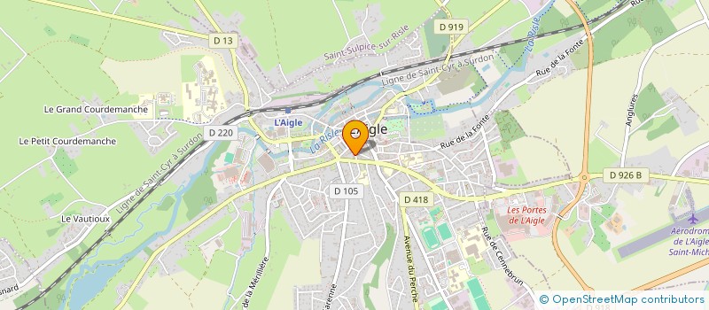 localisation de l'entreprise CARABELLI à L'AIGLE