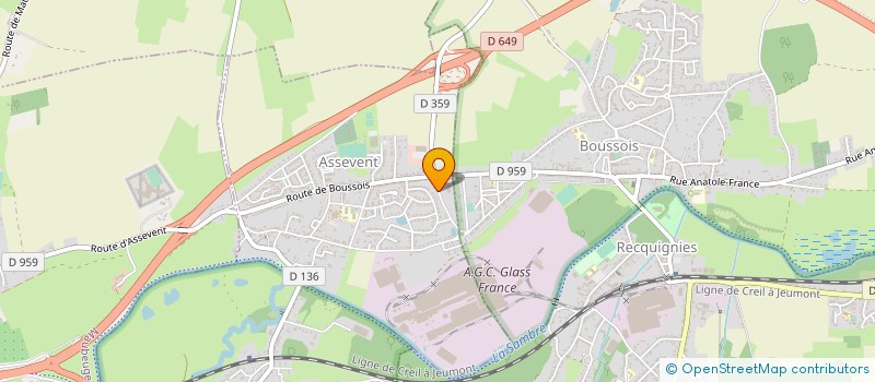 localisation de l'entreprise CARABELLI  ASSEVENT