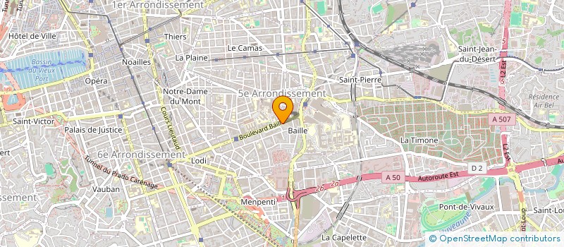 localisation de l'entreprise CARABINS ORGANISATION SPECTACLES à MARSEILLE