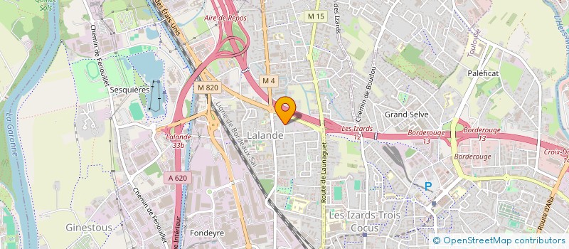 localisation de l'entreprise CARABOSSE à TOULOUSE