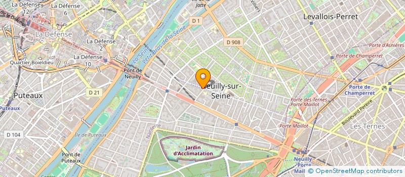 localisation de l'entreprise CARAC 1 à NEUILLY-SUR-SEINE