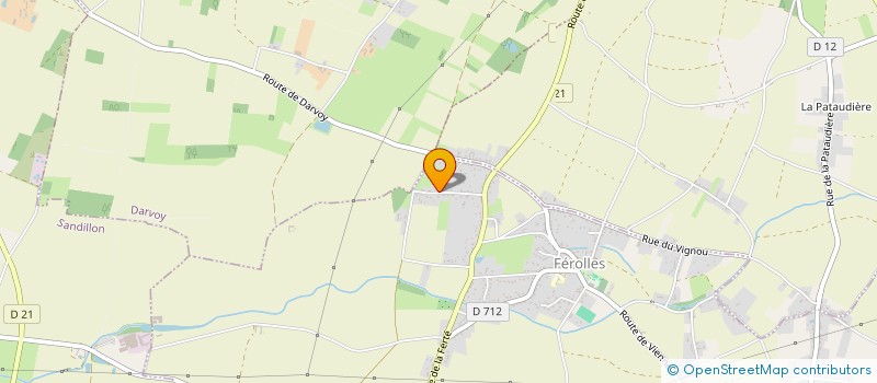 localisation de l'entreprise CARAC'TERRE à FEROLLES