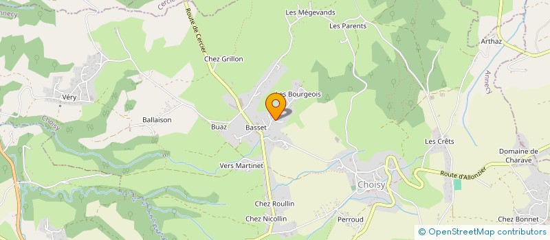 localisation de l'entreprise CARACALLA  CHOISY