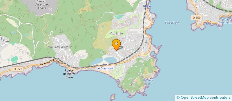 localisation de l'entreprise CARACO à SAINT RAPHAEL