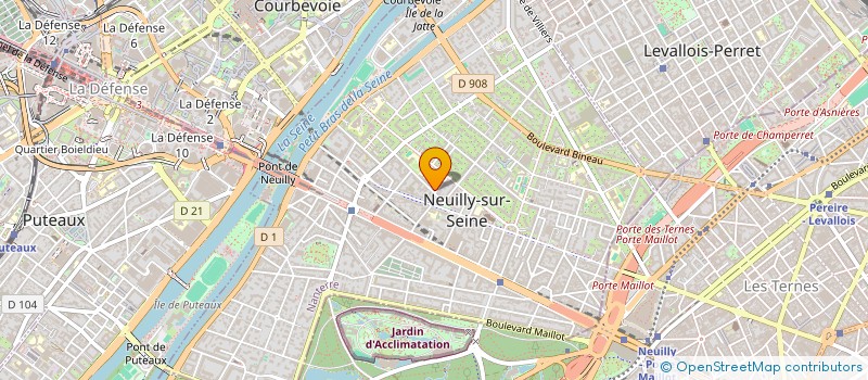 localisation de l'entreprise CARACOL à NEUILLY-SUR-SEINE