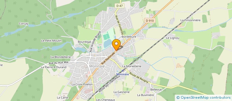 localisation de l'entreprise CARACOL  MONNAIE