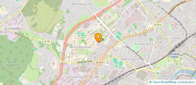 localisation de l'entreprise CARACOL SOLIDARIO  BESANCON