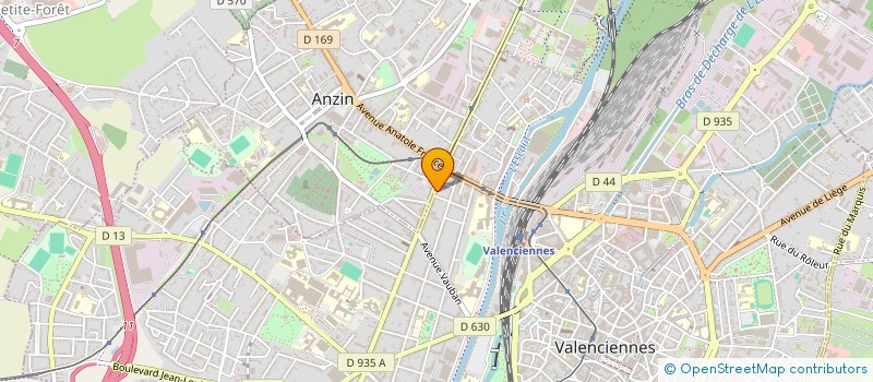 localisation de l'entreprise CARACOLE  VALENCIENNES