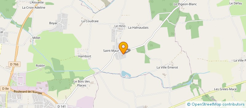 localisation de l'entreprise CARACOLOR à PLOERMEL