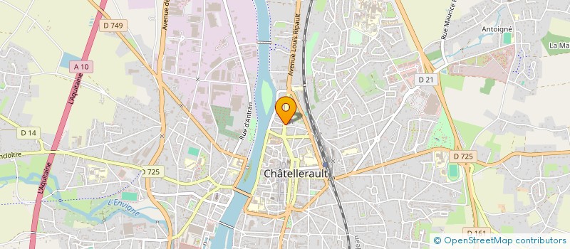localisation de l'entreprise CARACT'R à CHATELLERAULT
