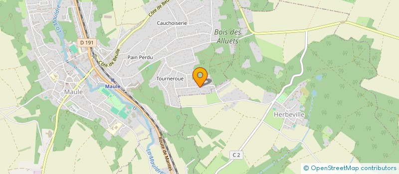 localisation de l'entreprise CARACTER'D INTERIEUR à SAINT-CYR-L'ECOLE