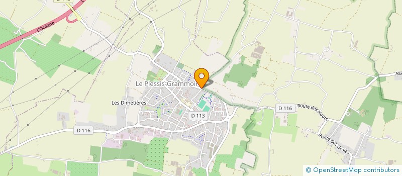 localisation de l'entreprise CARACTERE  LE PLESSIS-GRAMMOIRE