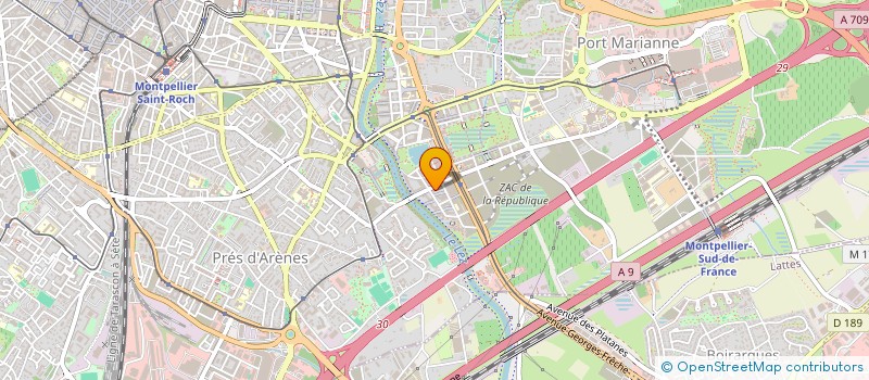 localisation de l'entreprise CARACTERE à MONTPELLIER