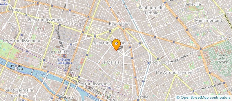localisation de l'entreprise CARACTERE DE COCHON à PARIS