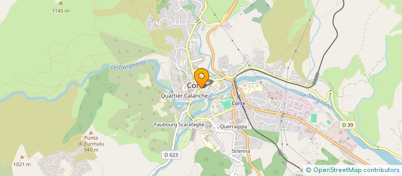 localisation de l'entreprise CARACTERE IMMO à CORTE