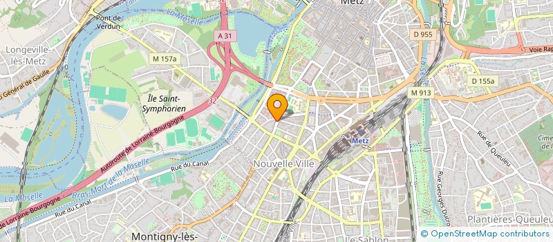 localisation de l'entreprise CARACTERES à METZ