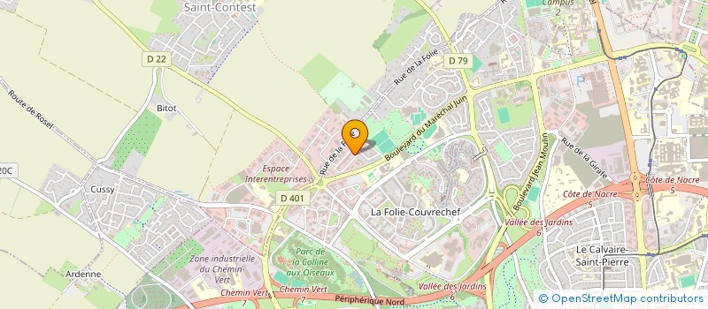localisation de l'entreprise CARACTERES à CAEN