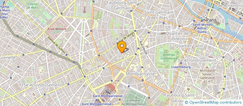 localisation de l'entreprise CARACTERES PRODUCTIONS  PARIS