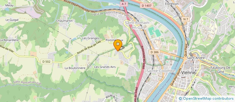 localisation de l'entreprise CARACTR-CARAIBES  SAINTE-COLOMBE