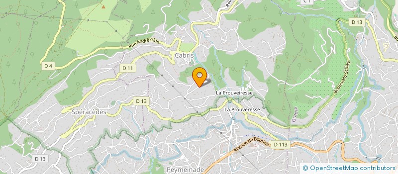 localisation de l'entreprise CARADAM  CABRIS