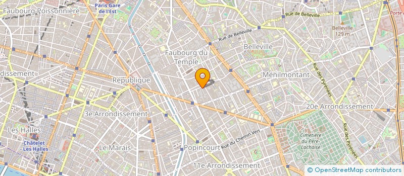 localisation de l'entreprise CARADEAU à PARIS