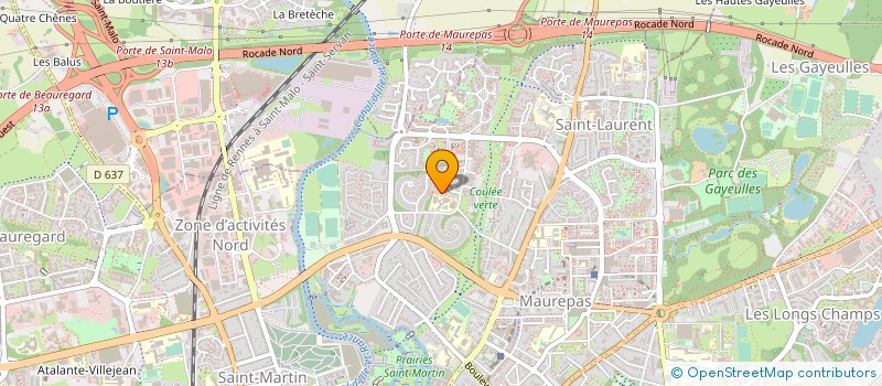 localisation de l'entreprise CARADEC INVEST à RENNES