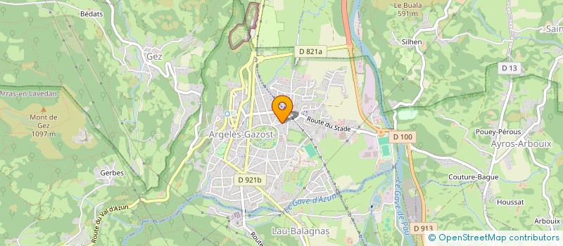 localisation de l'entreprise CARADHRAS  ARGELES-GAZOST