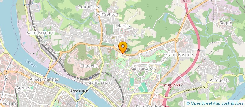 localisation de l'entreprise CARADOC à BAYONNE