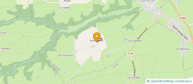 localisation de l'entreprise CARADOR à LA CHAPELAUDE
