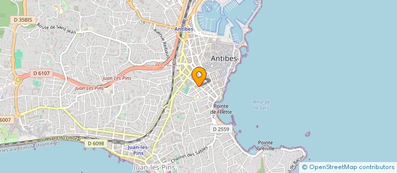 localisation de l'entreprise CARADRILAIN à ANTIBES
