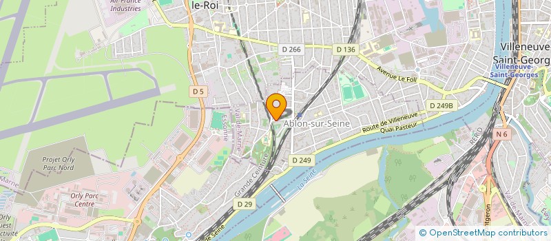 localisation de l'entreprise CARADRIVAL  ABLON-SUR-SEINE