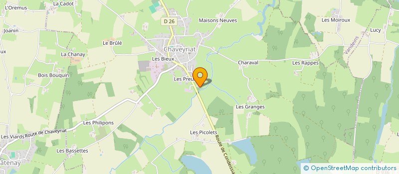 localisation de l'entreprise CARAFA BLANQUART SARL à CHAVEYRIAT