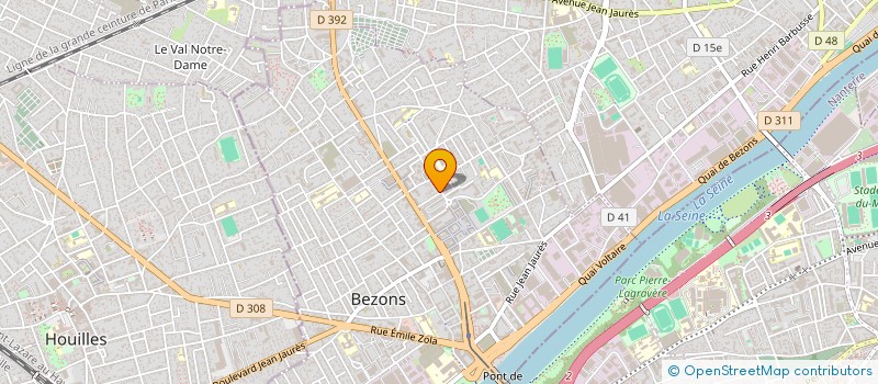 localisation de l'entreprise CARAFAT  BEZONS