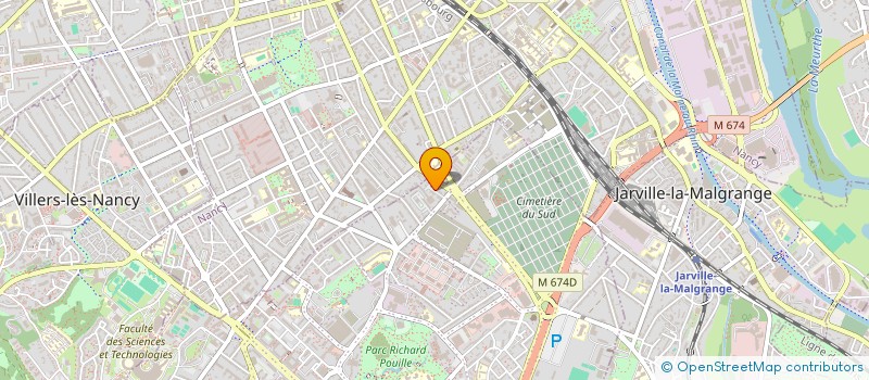localisation de l'entreprise CARAFE D'EAU à VANDŒUVRE-LES-NANCY